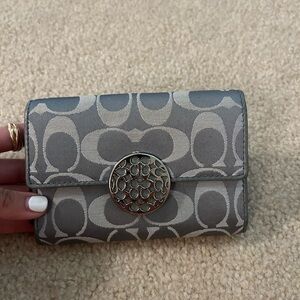 Grey Coach Wallet